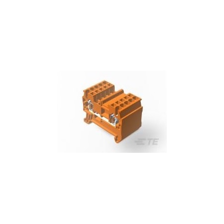 Te Connectivity Terminal Block, 20 A, 600 V AC, 12 AWG 2271555-3